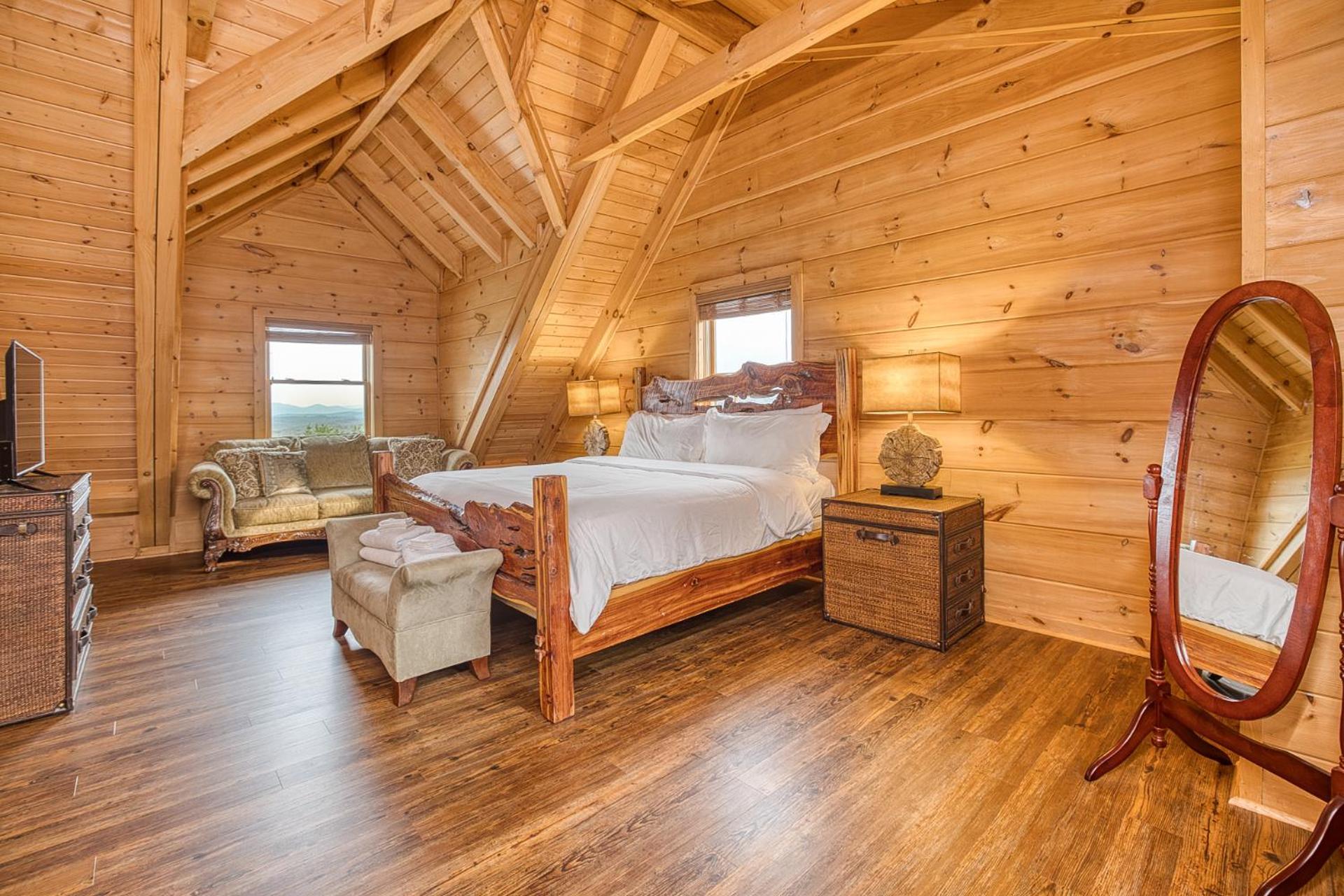 Sky High Lodge By Bk Stays. Large Cabin. Amazing Views. Game Room. Jacuzzi. Six Bedrooms. Sleeps 12 블루리지 외부 사진